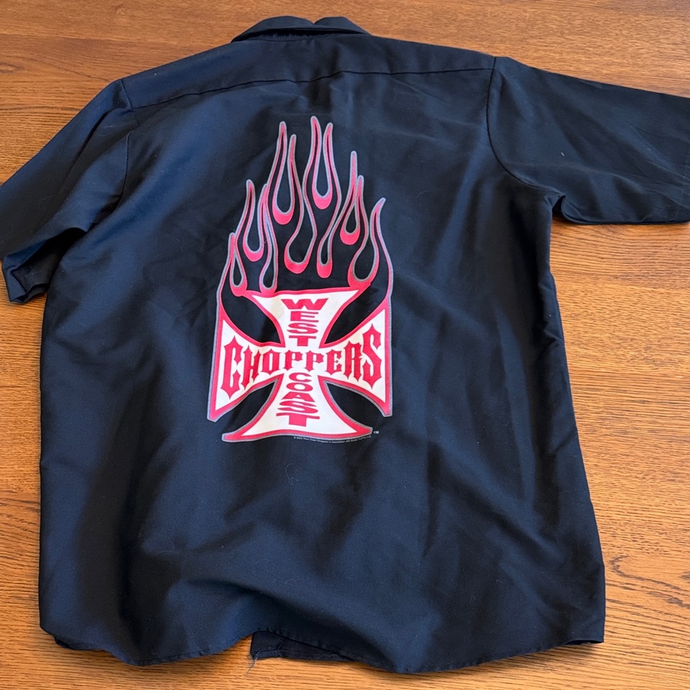 Vintage West Coast Choppers shop shirt M